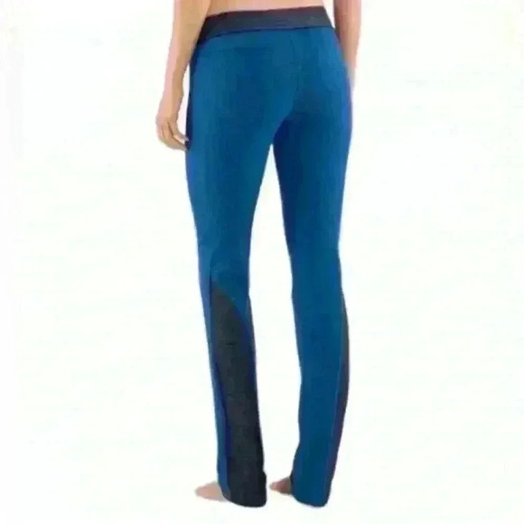 Lululemon Pants Size 4 Womens Blue Limitless Split Set Pant Back Pockets Yoga - Picture 2 of 13